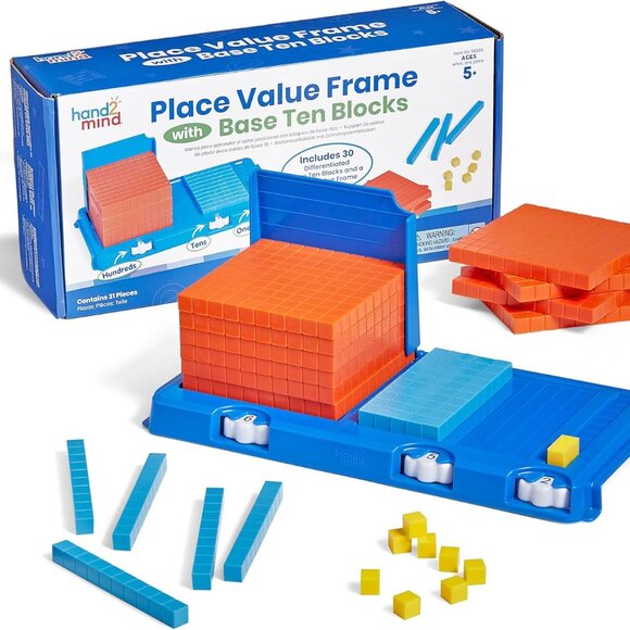 New hand2mind Counting Cubes & Frame - Great for Early Math! NEW IN BOX - Picture 1 of 11